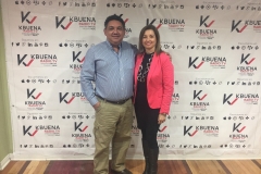 Con Monica Linares