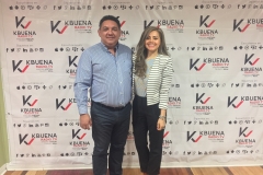 Con Beatriz Zuñiga